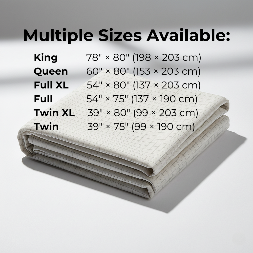 GroundWell™ Silver Fiber Bedsheet